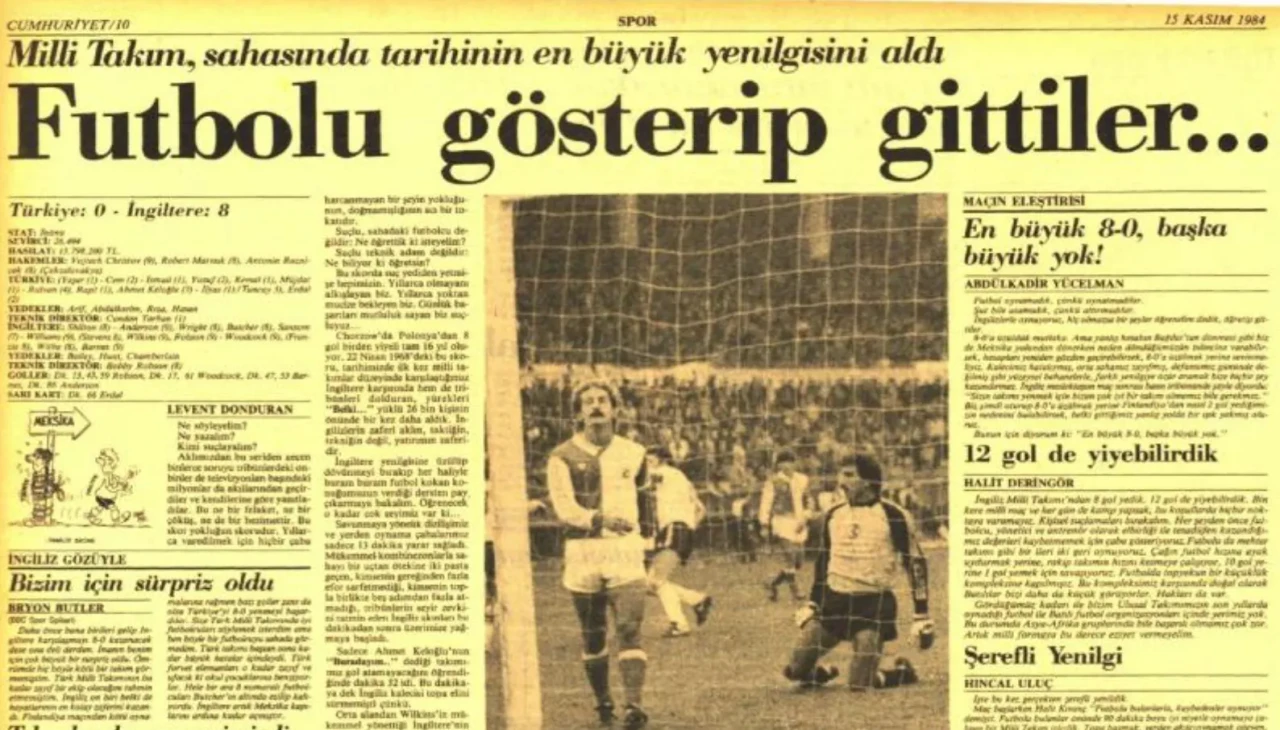 A Milli Takımın tarihteki en ağır yenilgileri