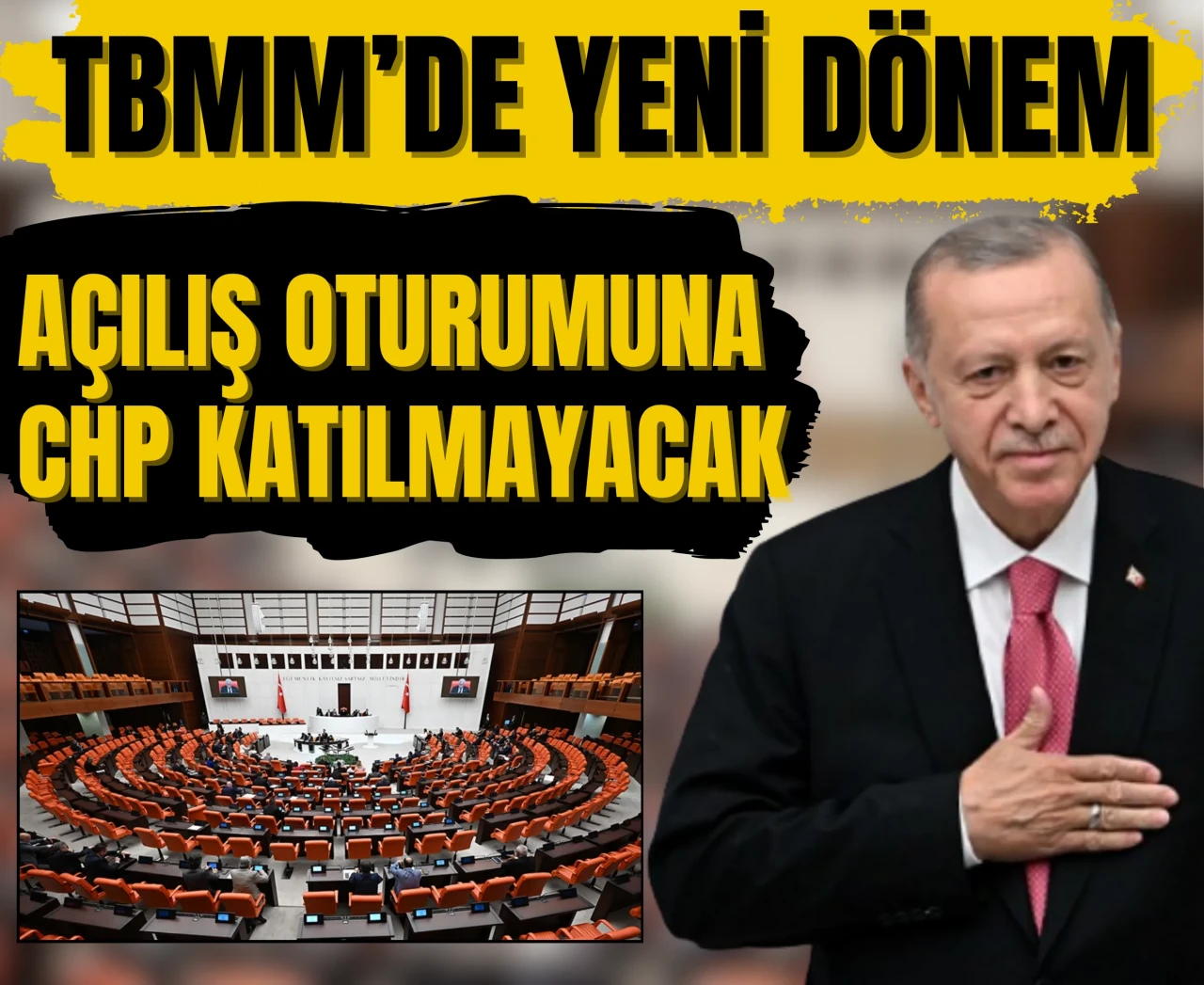 TBMM'de yeni yasama yılı başlıyor: Açılış oturumuna CHP katılmayacak!