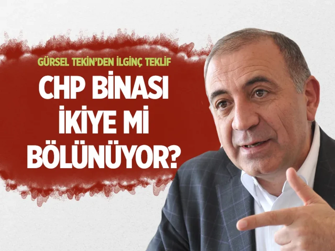 Gürsel Tekin'le Özgür Özel arasında ilginç teklif: CHP binası ikiye mi bölünüyor?