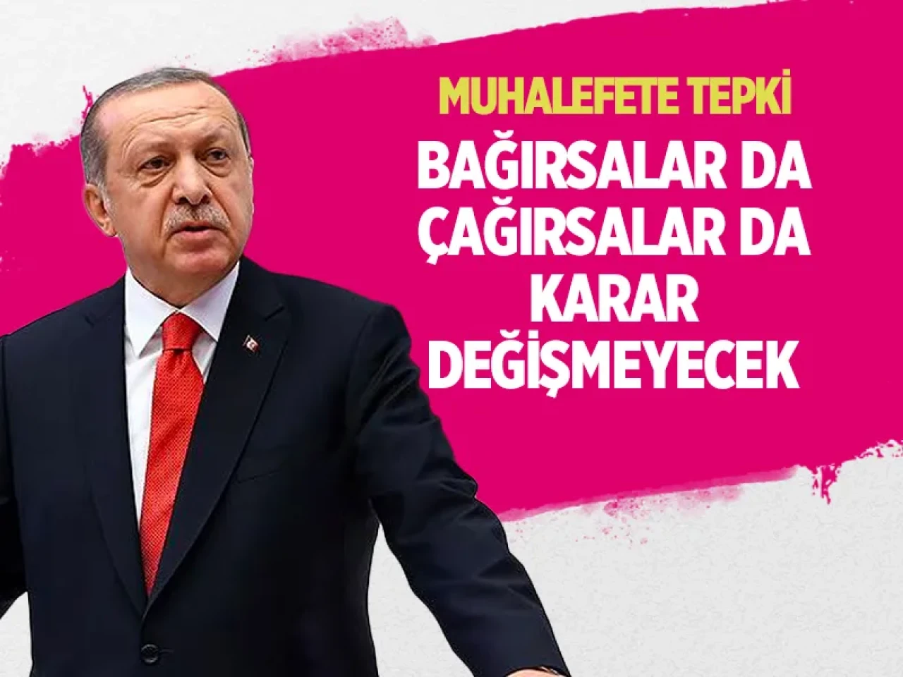 Cumhurbaşkanı Erdoğan'dan muhalefete ağır suçlama: “Talandan başka iş yapmadılar, şimdi hesap zamanı”