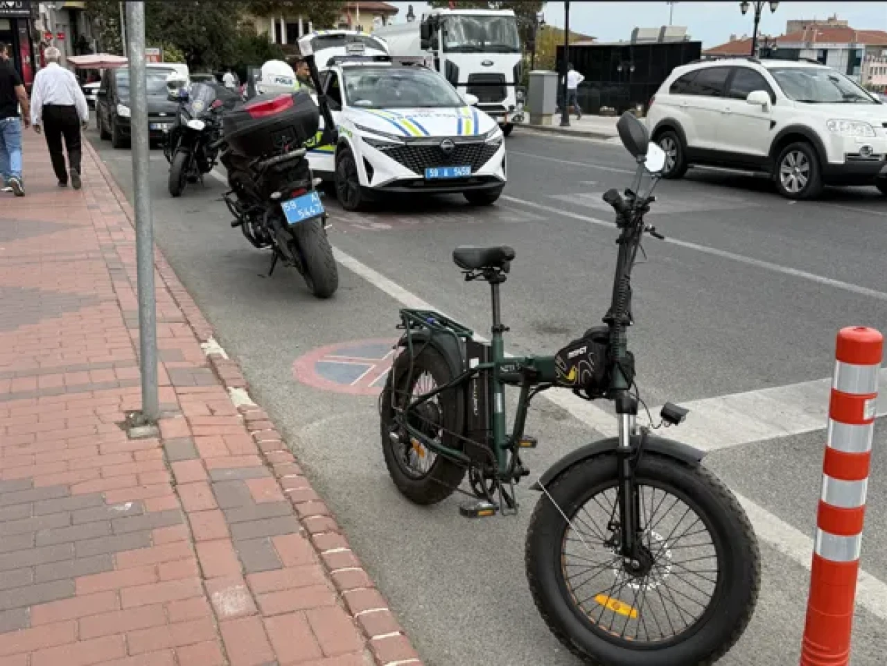 3,43 promil alkollü bisikletli rekor cezayla yakalandı
