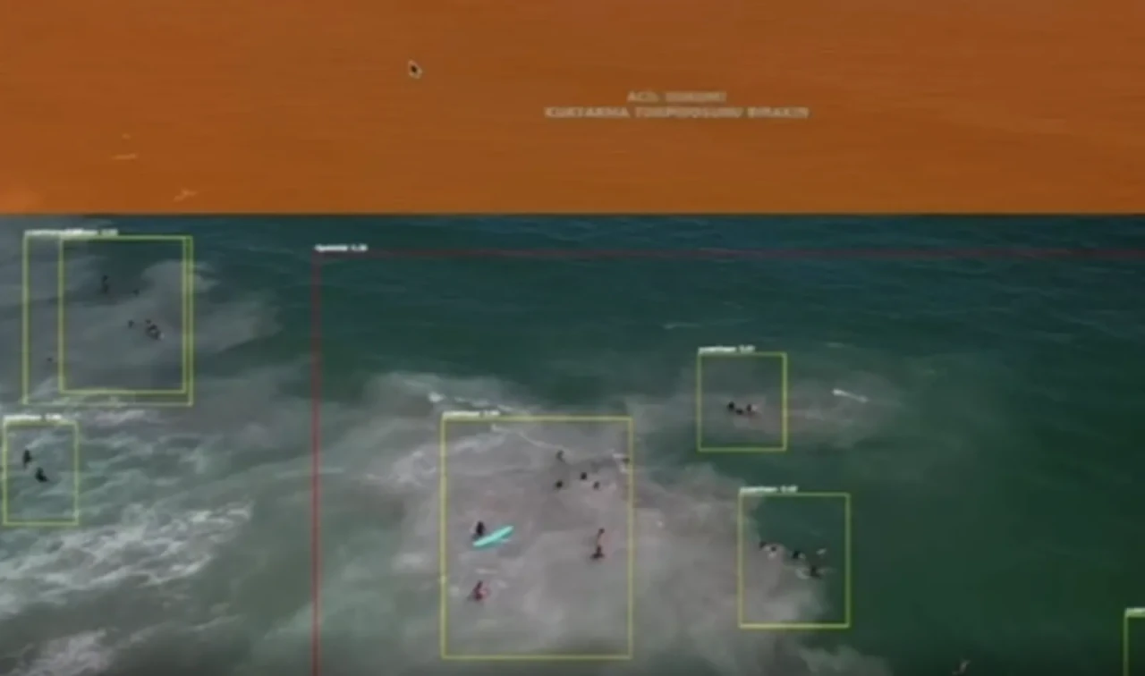 Cankurtaran İHA sesli uyarı veriyor, torpido fırlatıyor