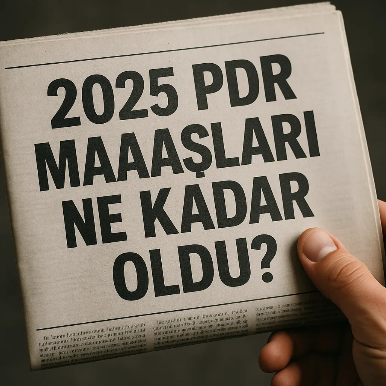 PDR maaşları ne kadar oldu? PDR maaşları 2025 güncel liste
