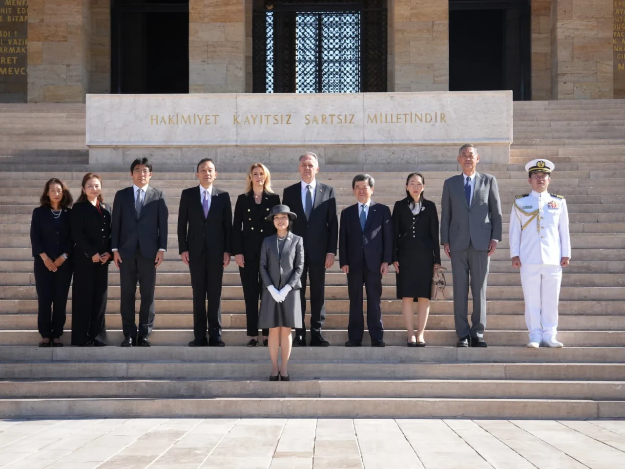 Japon Prenses Akiko Mikasa’dan Anıtkabir’e ziyaret