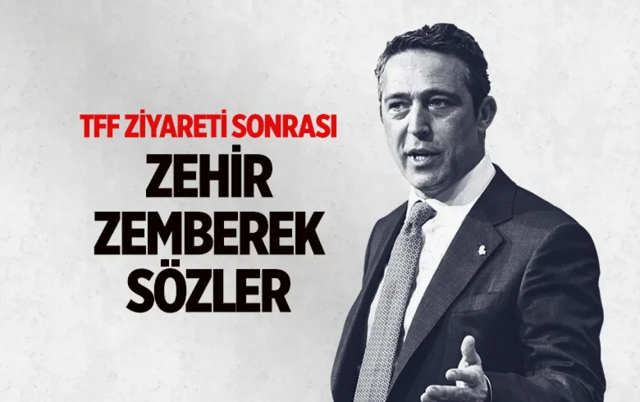 TFF ziyareti sonrası Ali Koç: 'Belgelerle aktardım, ciddiyet görmedim'