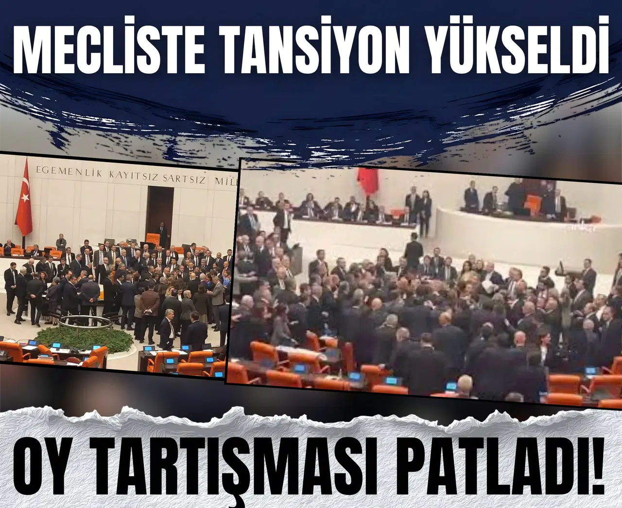 Mecliste tansiyon yükseldi: Oy pusulası tartışması patladı!