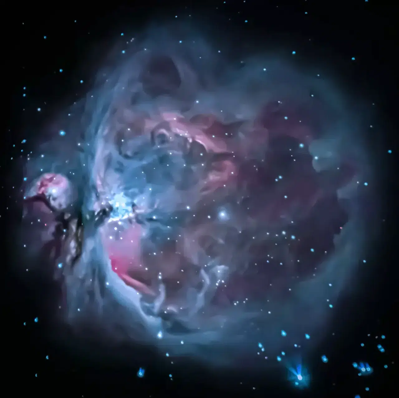 Kuzey Işıkları Gibi Manzara! Orion Bulutsusu Bitlis’te