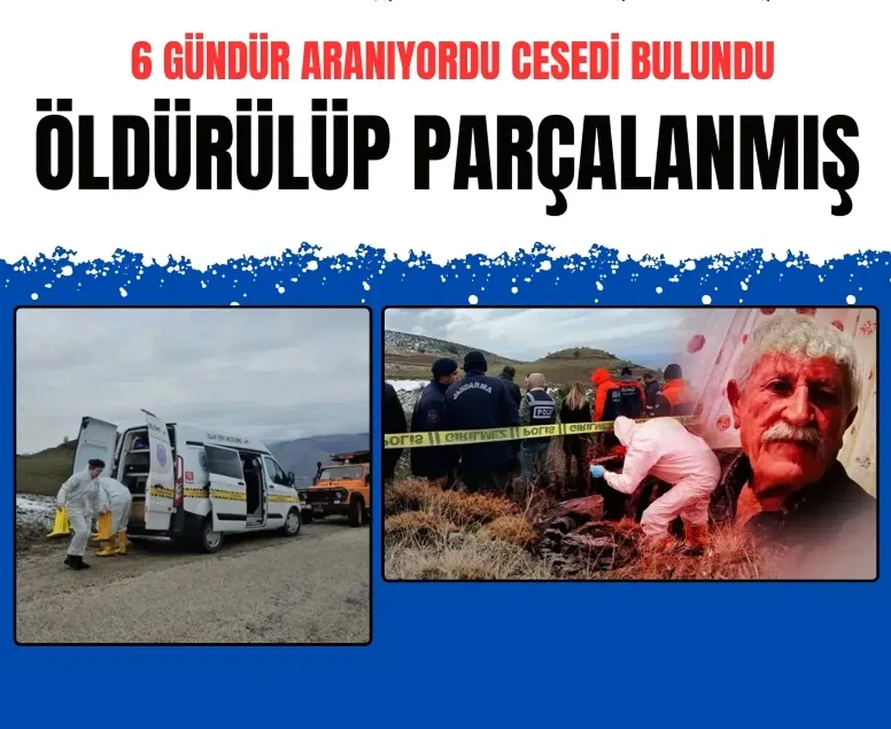 Çorum’da kan donduran cinayet: 6 gündür kayıptı dere yatağında bulundu