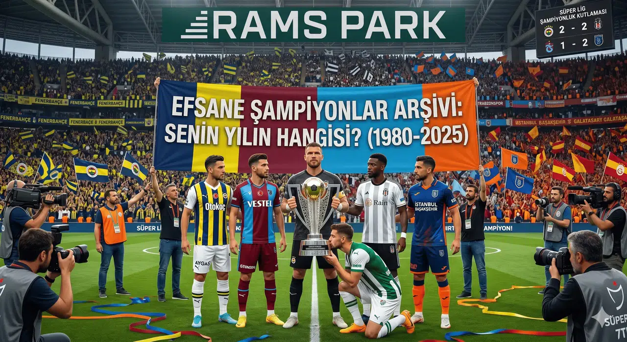 Doğduğunuz yıl kim şampiyondu? 1980'den 2025'e Süper Lig'in altın listesi!