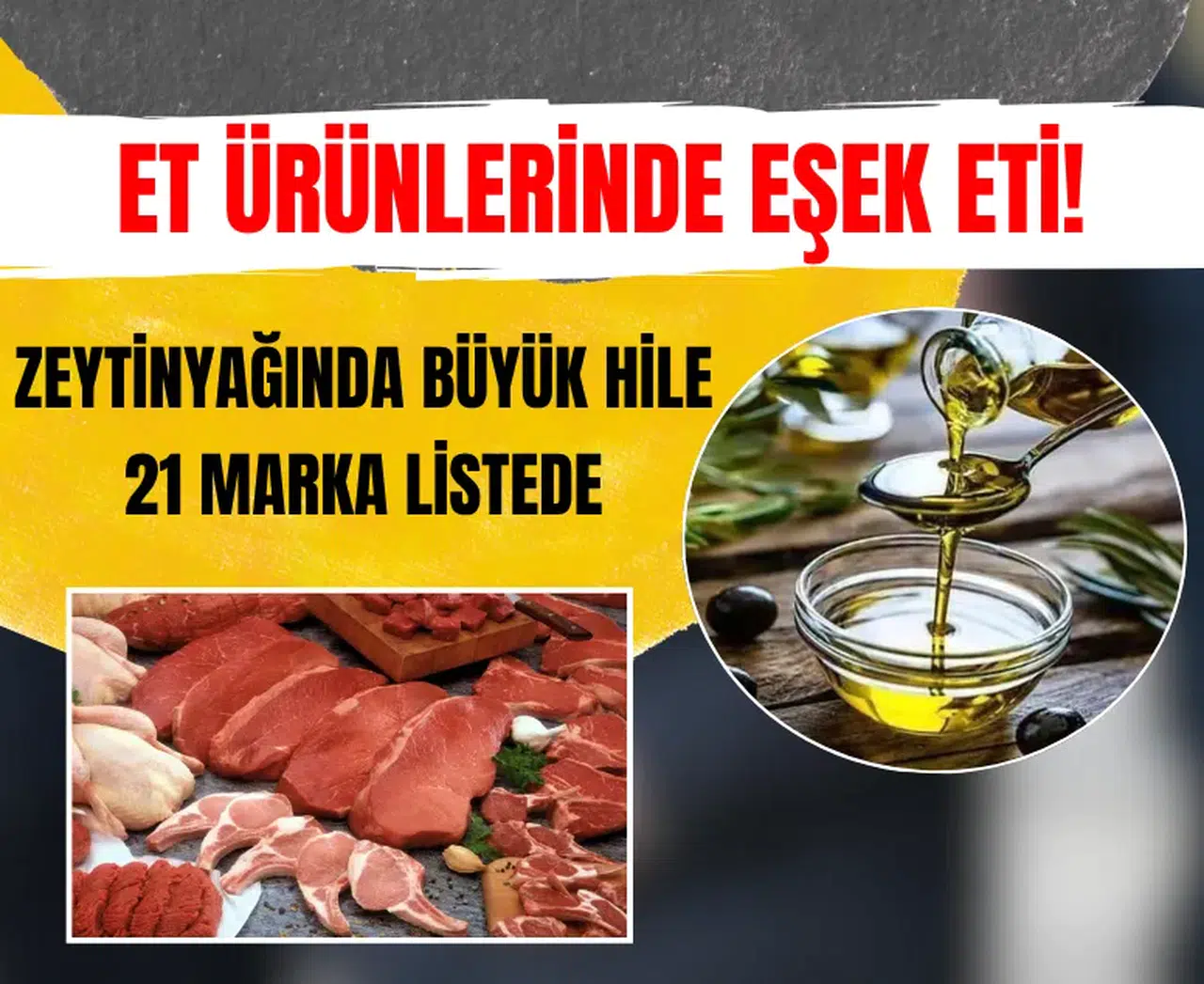 Tarım ve Orman Bakanlığı taklit ve tağşiş yapılan gıdaları açıkladı