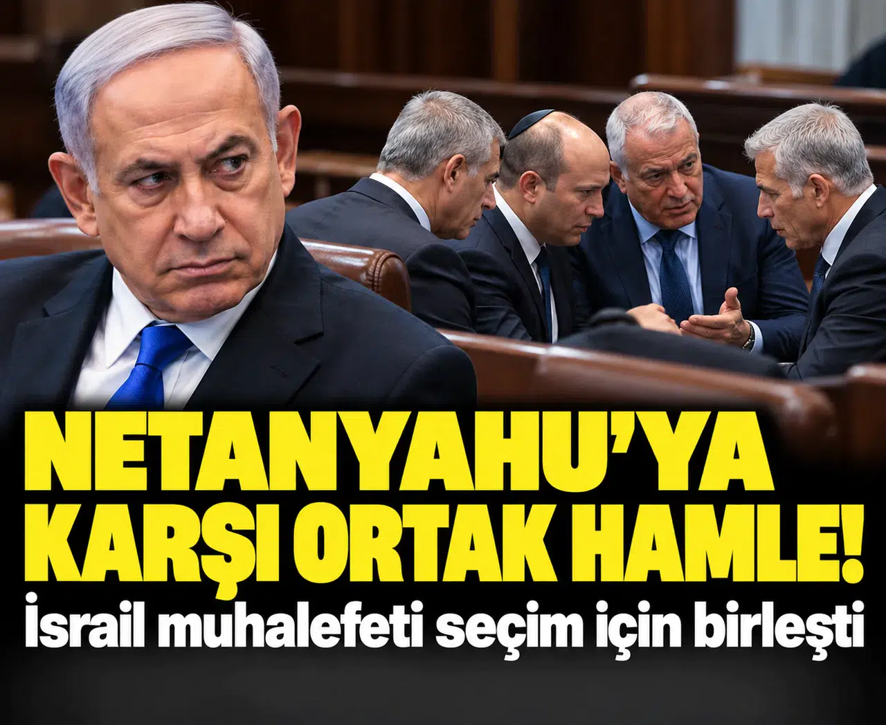 Netanyahu karşısında muhalefet tek ses oldu! Seçim öncesi ortak karar