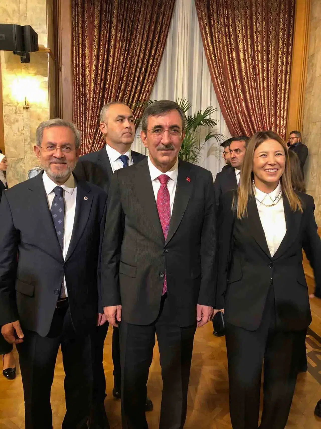 Rektör Fatma Aydın, Mecliste yeni yasama yılı resepsiyonuna katıldı