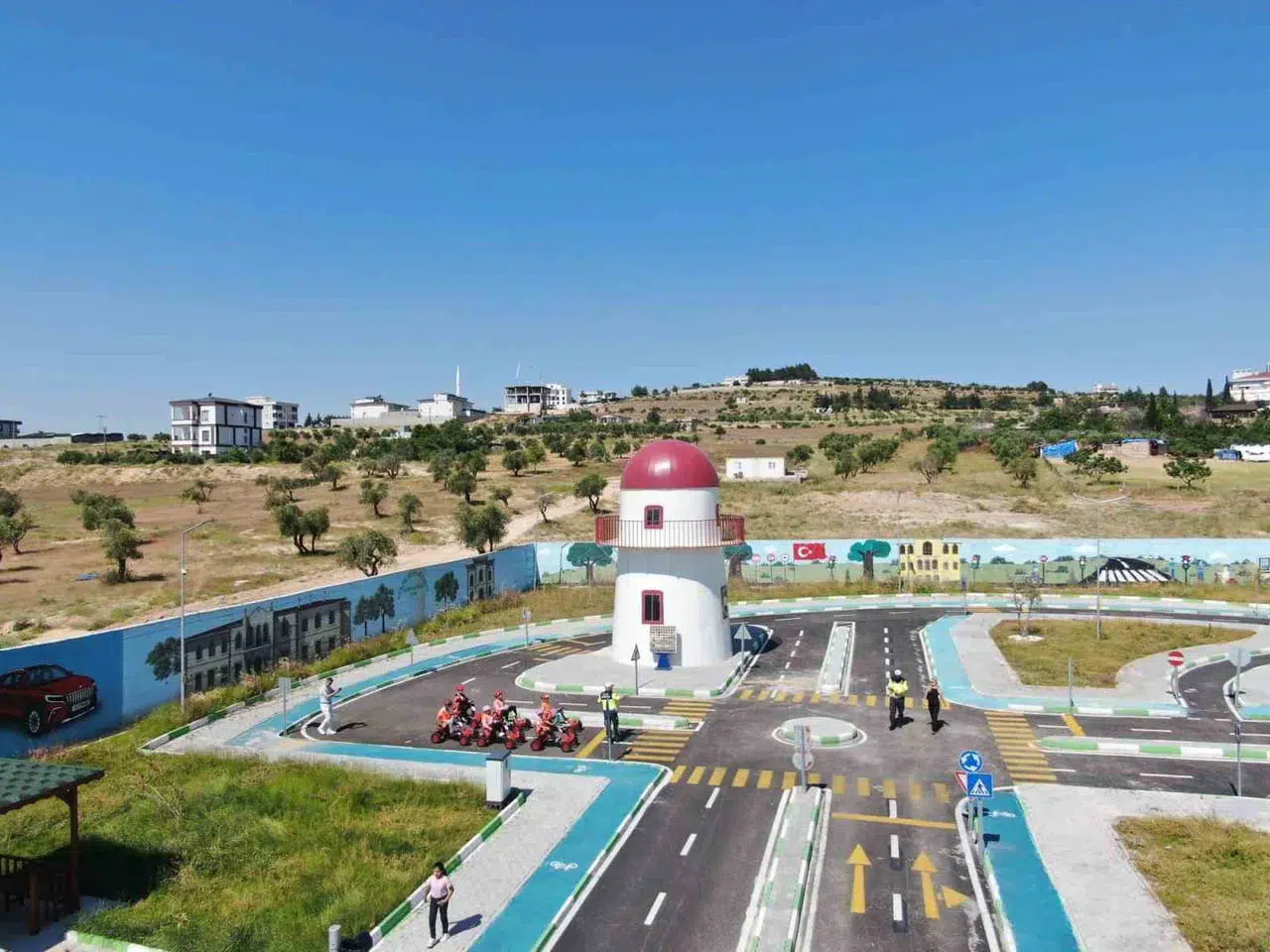 Kilis'te minik öğrencilere trafik eğitimi verildi