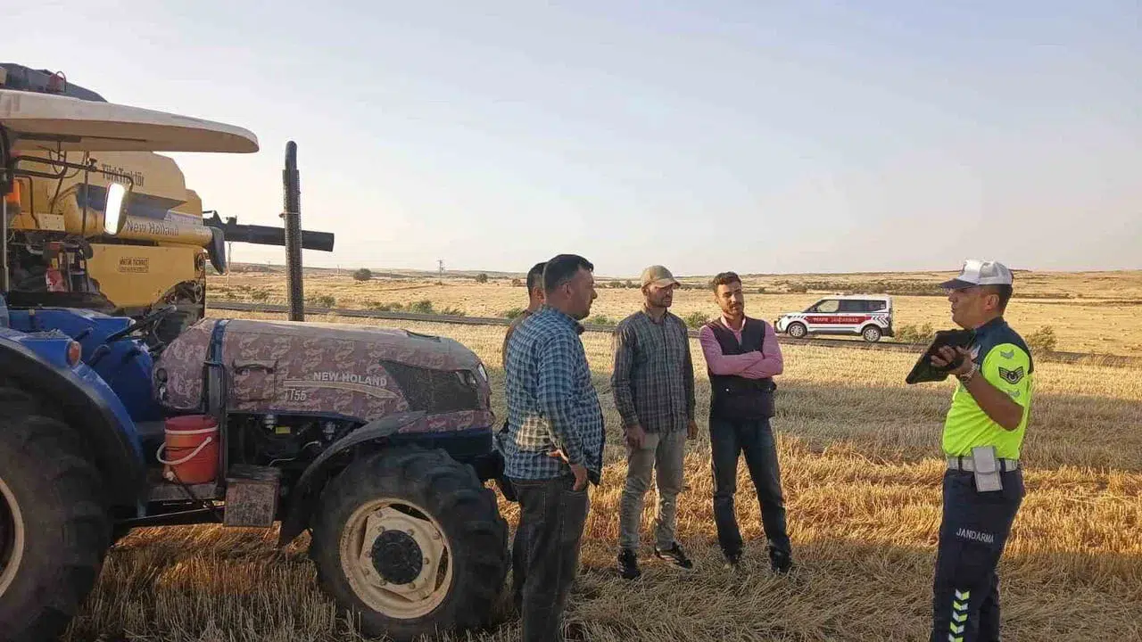 Kilis'te traktör ve tarım araçlarına yönelik trafik denetimleri