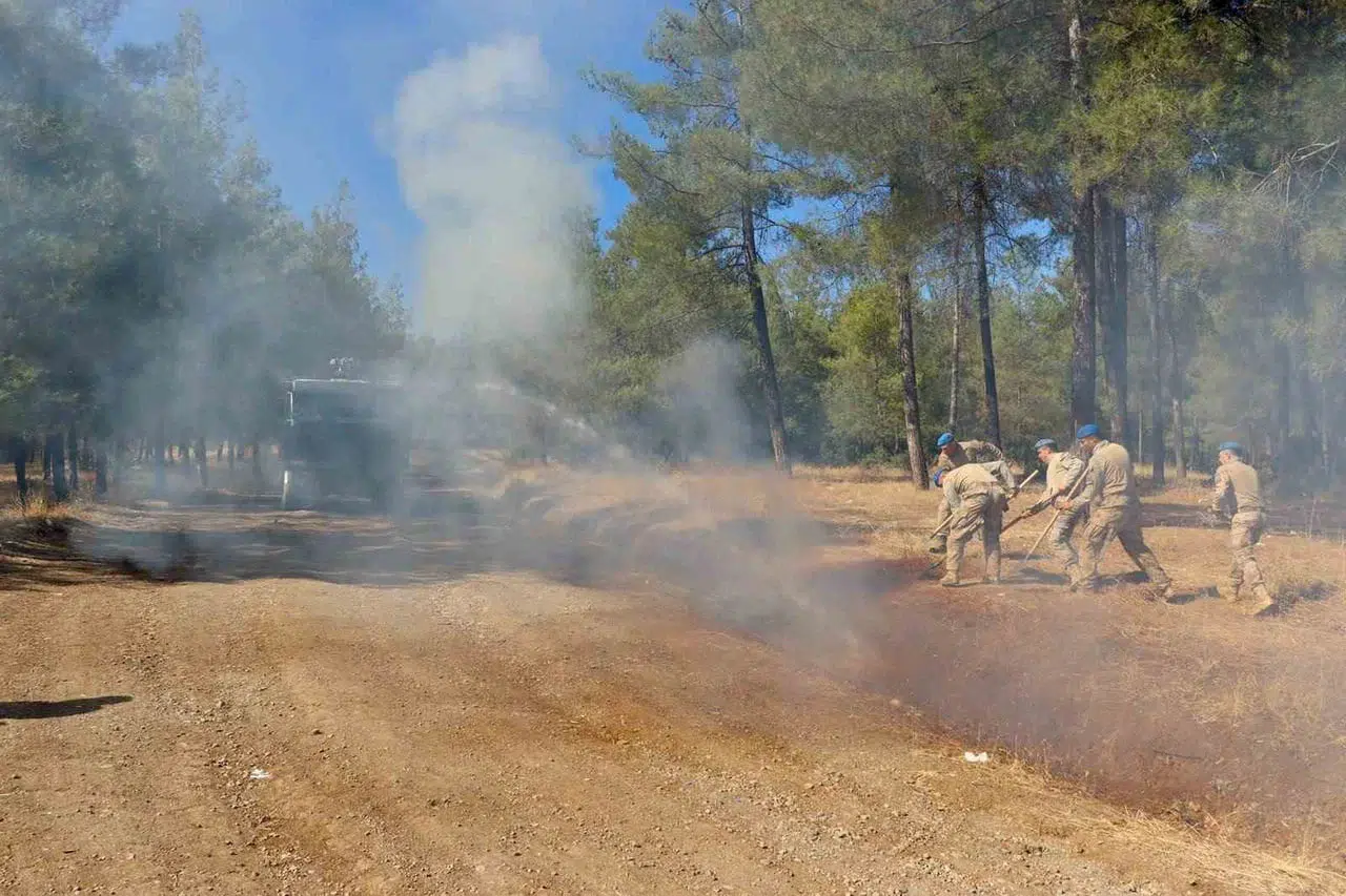 Kilis’te orman yangınlarına karşı jandarma devriyesi artırıldı