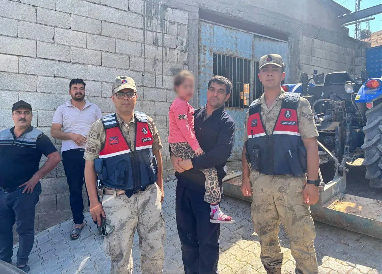Kilis'te kaybolan down sendromlu çocuk güvenlik güçleri tarafından bulundu