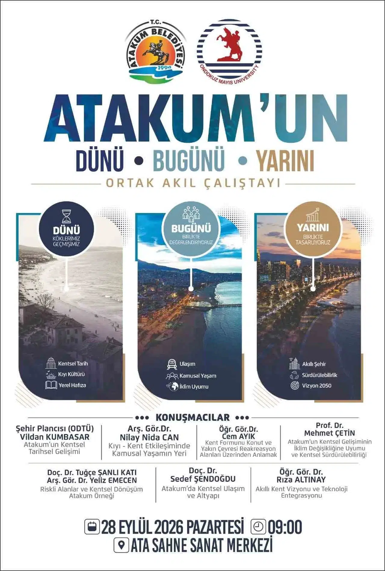 Atakum'da gelecek için ortak akıl çalıştayı düzenleniyor