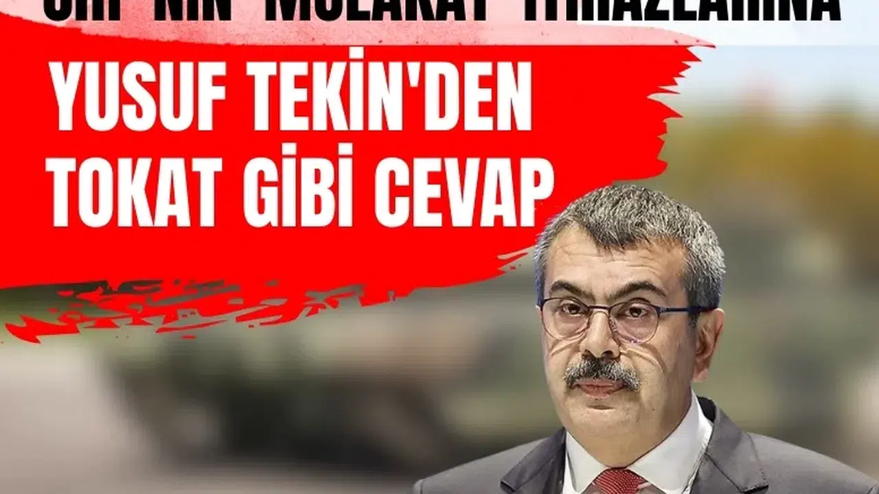 Yusuf Tekin’den CHP’ye mülakat çıkışı: 'Bunu artık kimse yutmaz!'