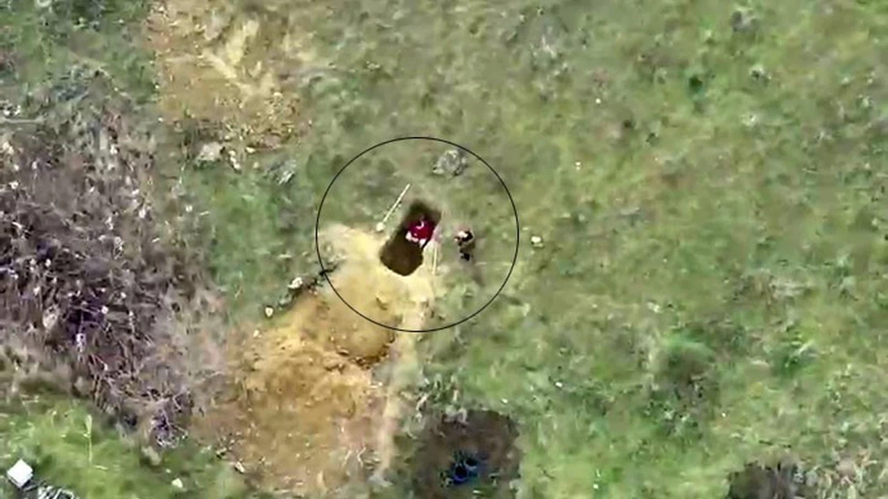 Havadan takip, kaçak kazıya suçüstü: Kaçışları drone ile görüntülendi!