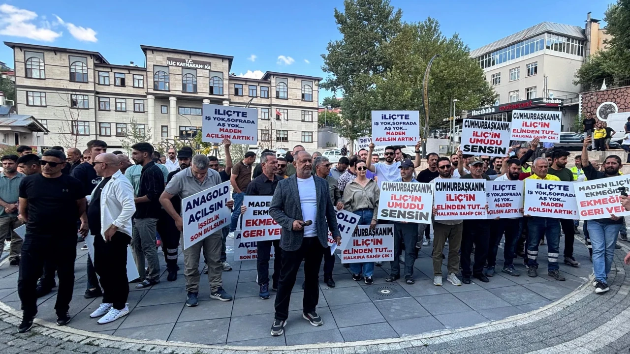 İliç halkı çöpler altın madeni için ses yükseltti: “İşsizliğe mahkûm edilmeyelim”