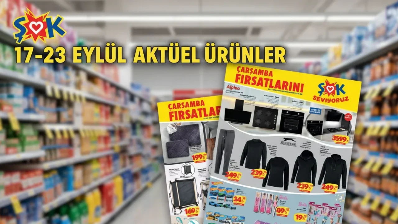 Şok aktüel 17-23 Eylül Şok katalog indirimli ürünler