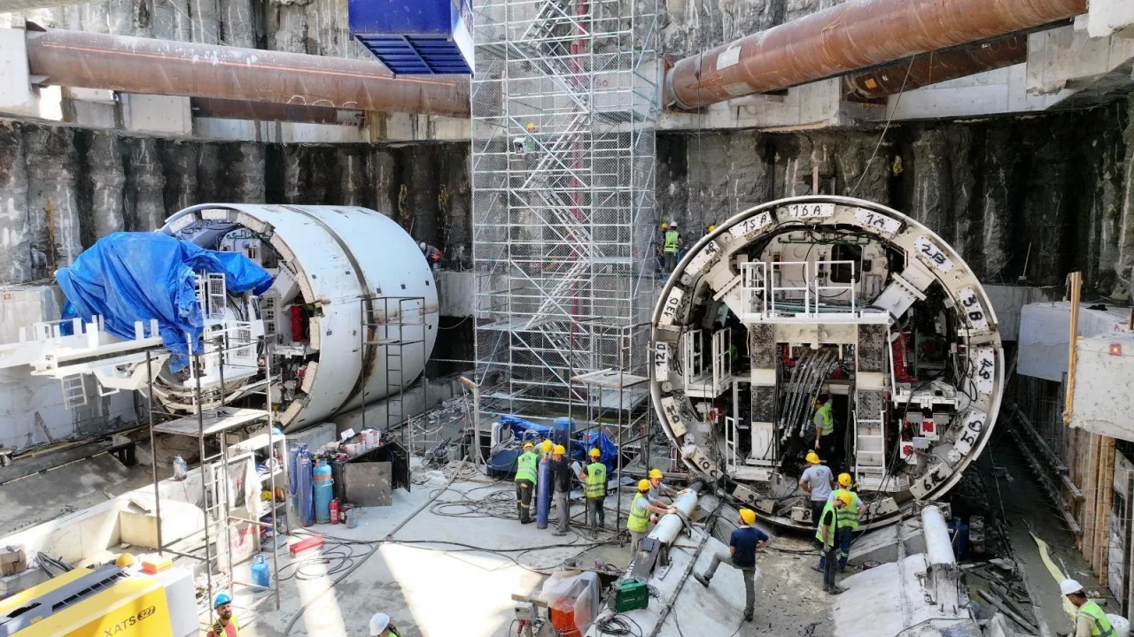 Kocaeli'de tarihi gün: Körfezray Metrosu için tünel açma çalışmaları başladı