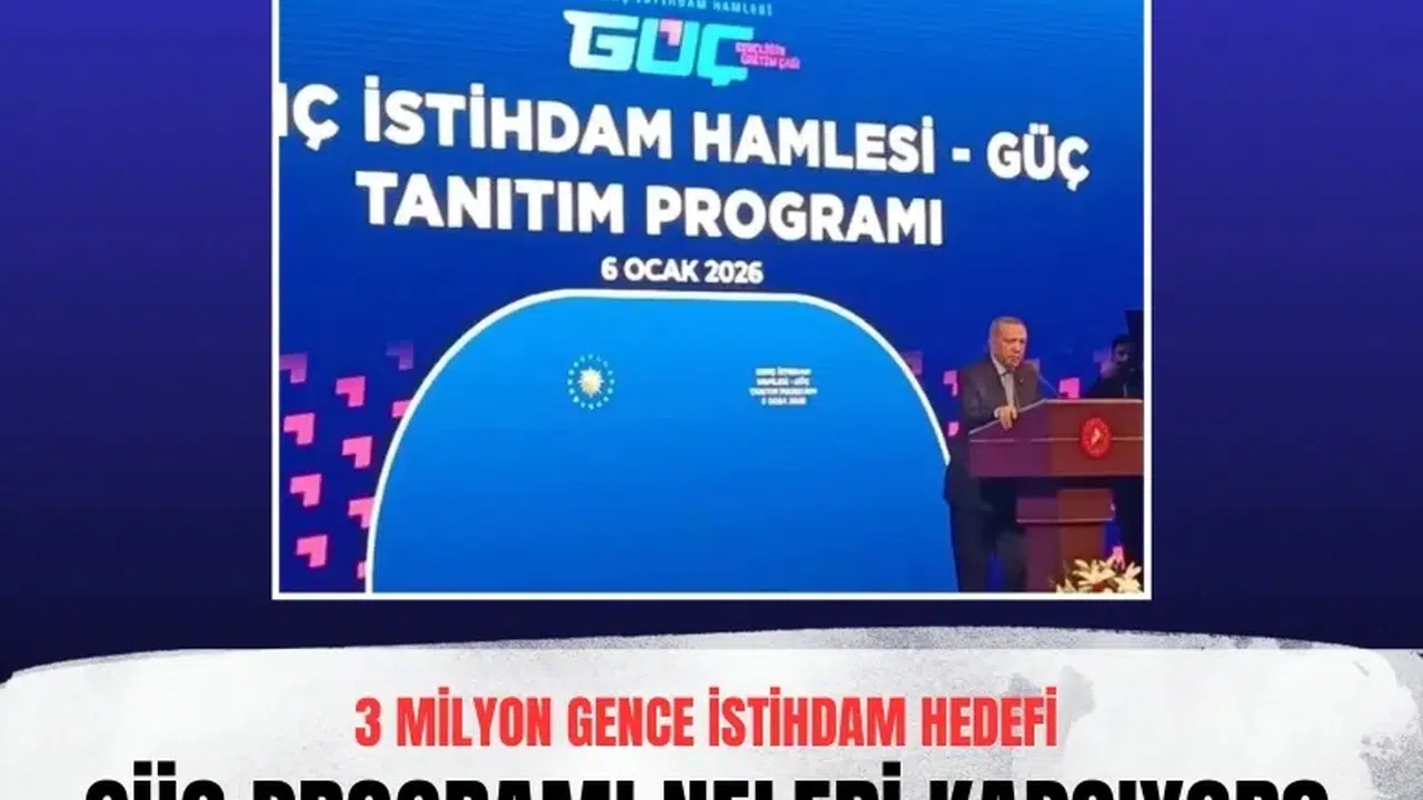 3 milyon gence istihdam müjdesi: GÜÇ Programı tanıtıldı