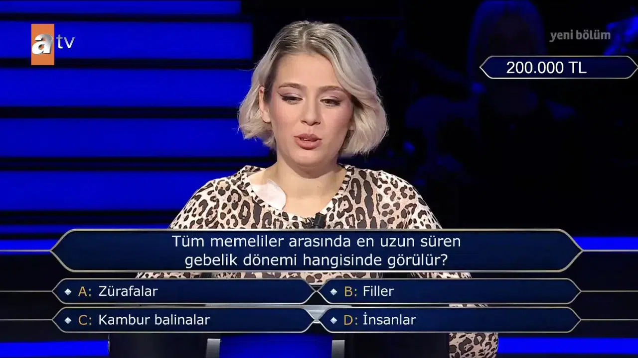 Hangi memeli en uzun süre hamile kalır? Zürafa mı, fil mi, kambur balina mı, insan mı?