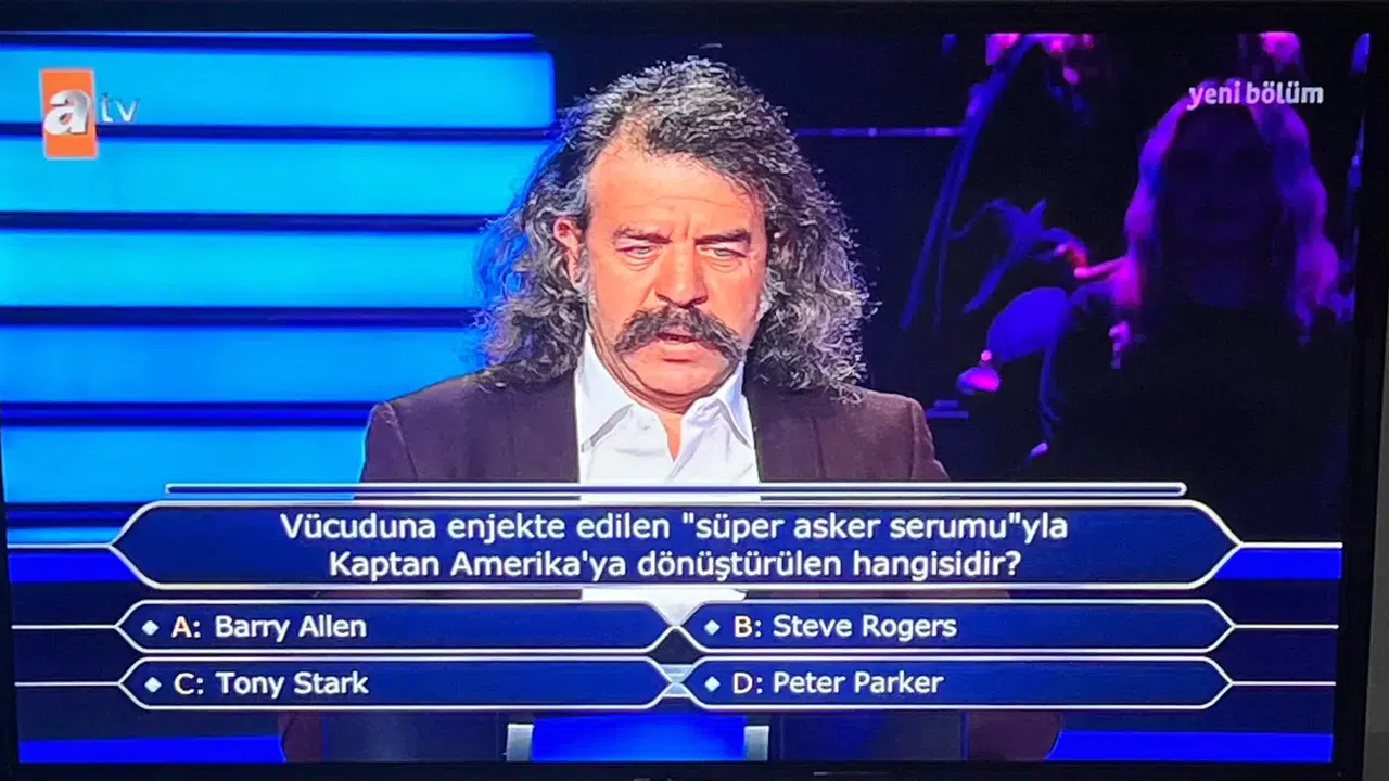 Süper asker serumu ile Kaptan Amerika’ya dönüşen kimdir? Barry Allen mı, Steve Rogers mı, Tony Stark mı, Peter Parker mı?