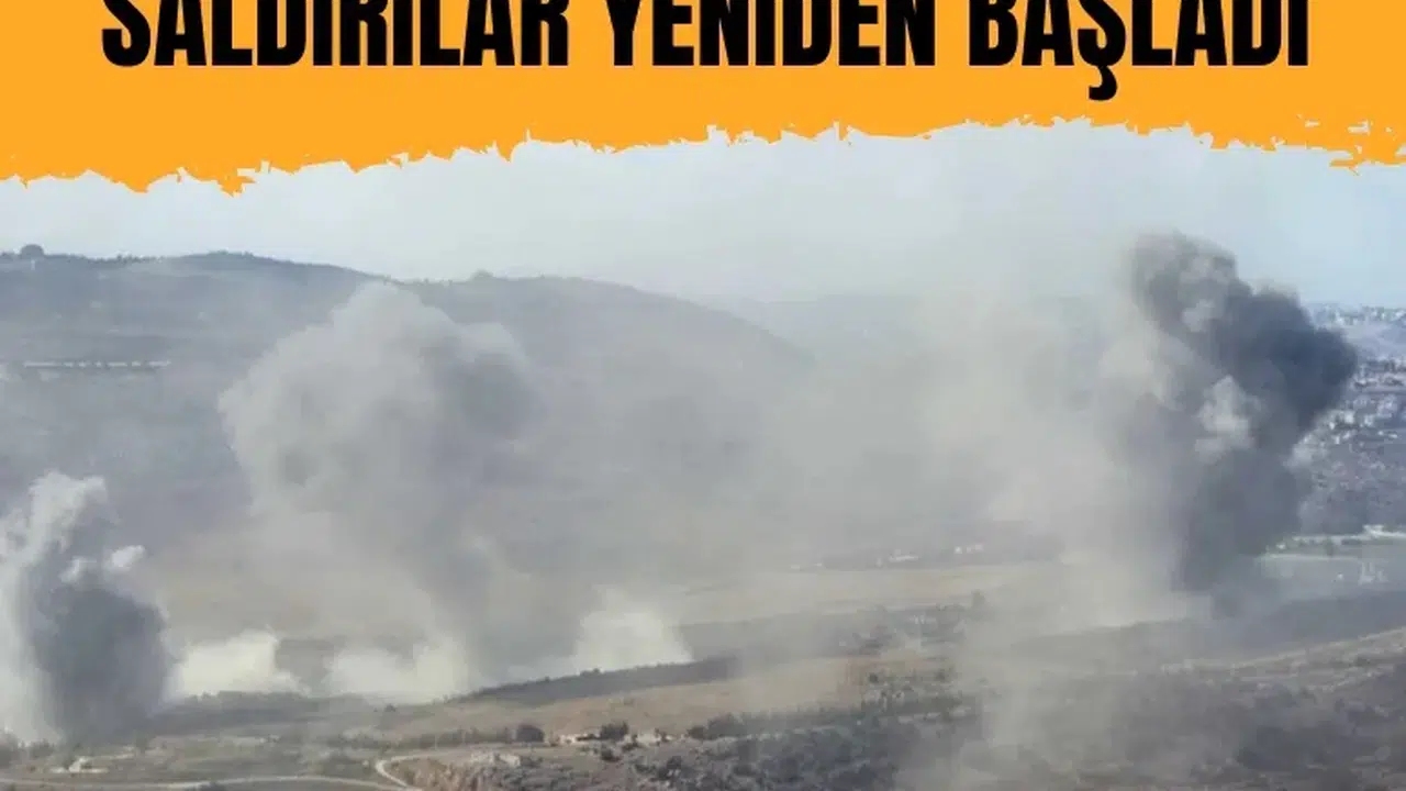 Saldırılar yeniden başladı: İsrail’den Lübnan’a hava harekatı