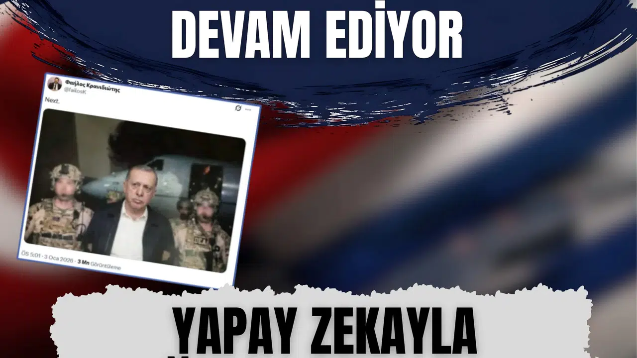 Yunanistan'ın hazımsızlığı devam ediyor: Yapay zekayla Erdoğanı hedef aldılar!