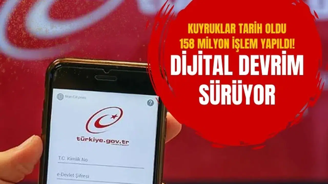 Kimlikten ehliyete, her şey dijital! e-Devlet 2025 verileri açıklandı
