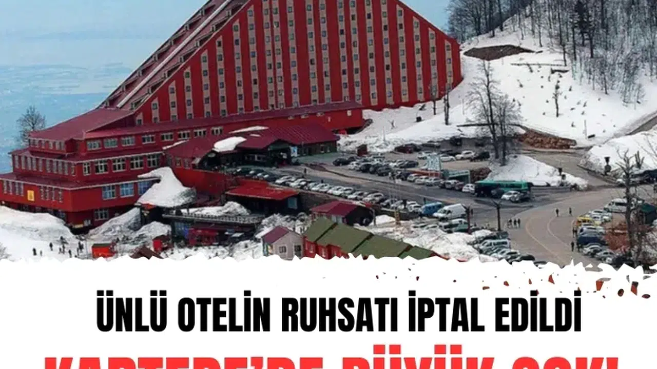 Kartepe'de şok gelişme: Ünlü otelin ruhsatı iptal edildi!