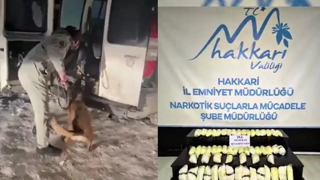 Hakkari polisi zehir yolu kesti! 28,6 kilo metamfetamin ele geçti