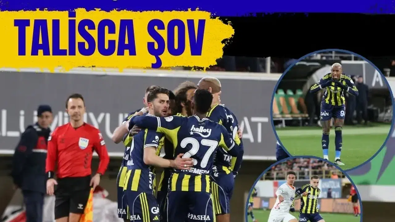Talisca şov devam ediyor! Fenerbahçe zirve takibini sürdürdü