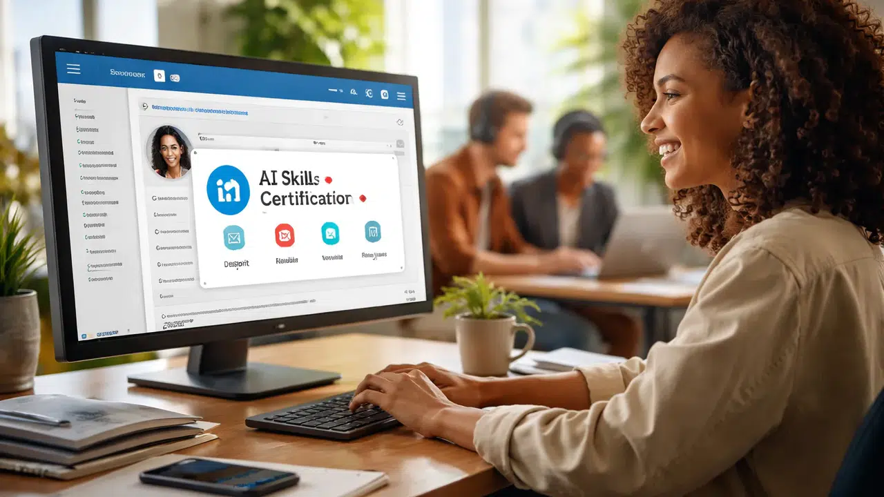 LinkedIn, ai becerilerini profilde kanıtlayan yeni sertifika dönemini başlatıyor