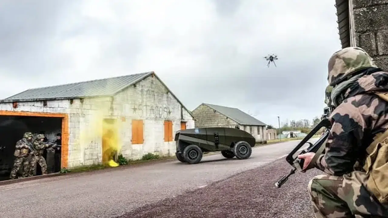 Fransa ordusuna yapay zeka desteği: İnsansız kara aracı Hermione sahada