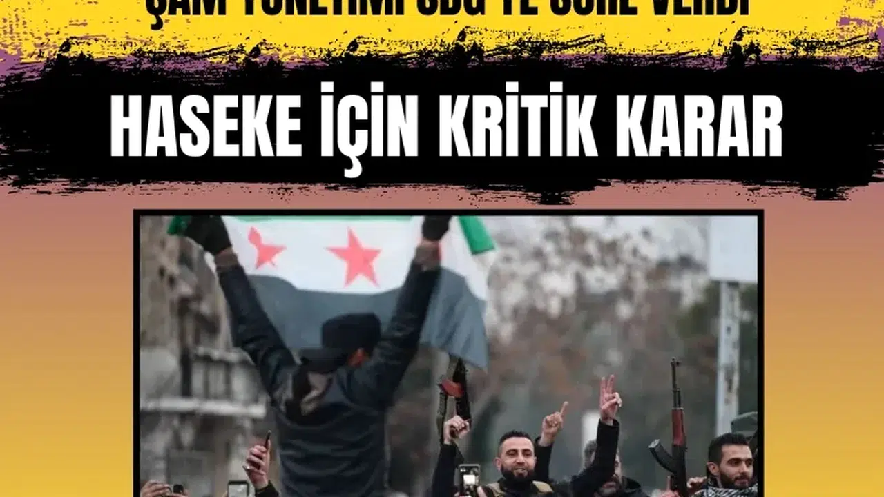 Haseke için kritik karar: Şam yönetimi SDG’ye süre verdi