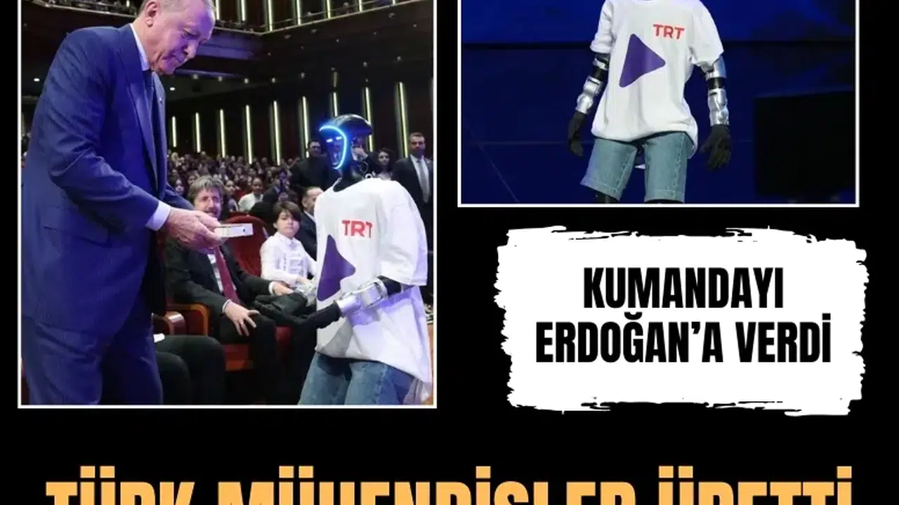 TRT’nin yeni kanalını Erdoğan yayına başlattı: Kumandayı robot getirdi