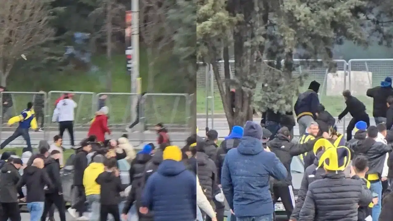 Galatasaray–Fenerbahçe maçı öncesi sokaklarda gerilim yükseldi