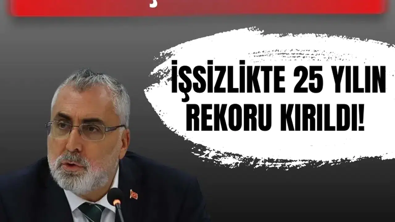 İşsizlikte 25 yılın rekoru kırıldı! Bakan Işıkhan duyurdu