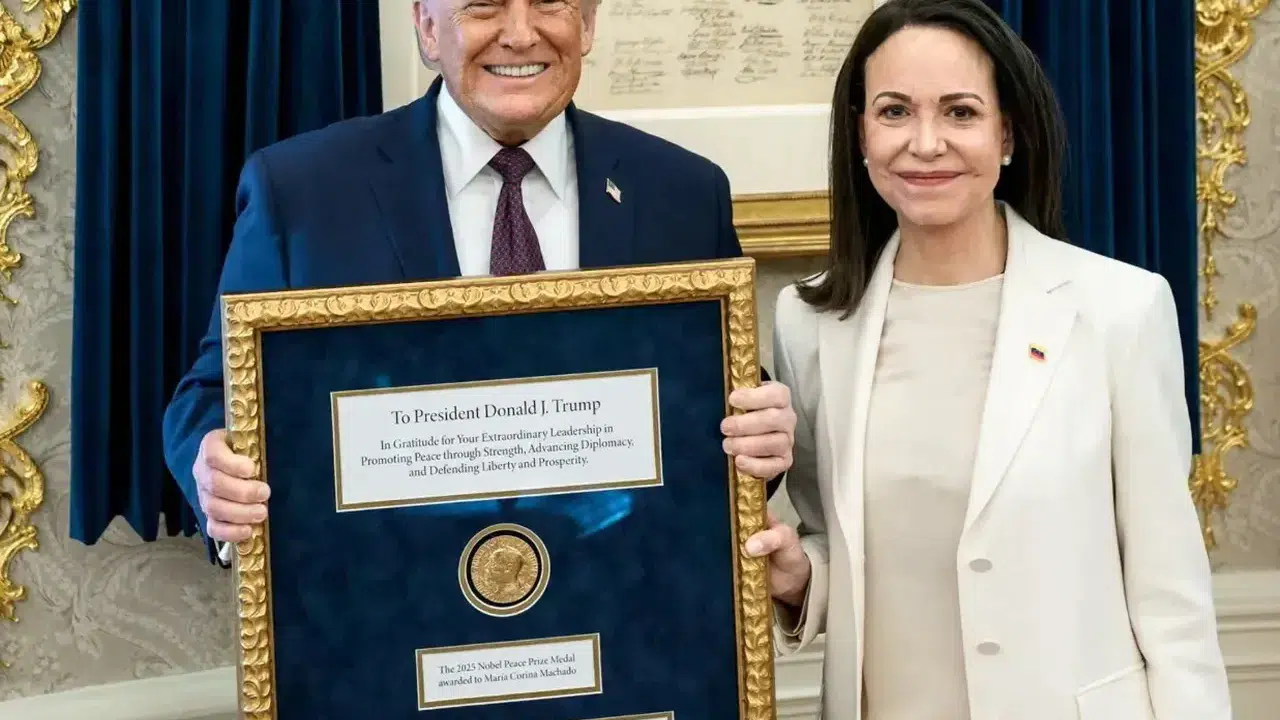 Nobel göndermesiyle gelen görüşme: Trump ve Machado yeniden bir arada!