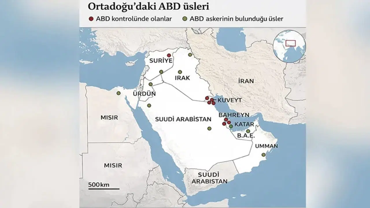 ABD’nin Ortadoğu’daki üsleri nerede, kaç asker var, Körfez'de ABD askeri varlığı kaç üsten oluşuyor?