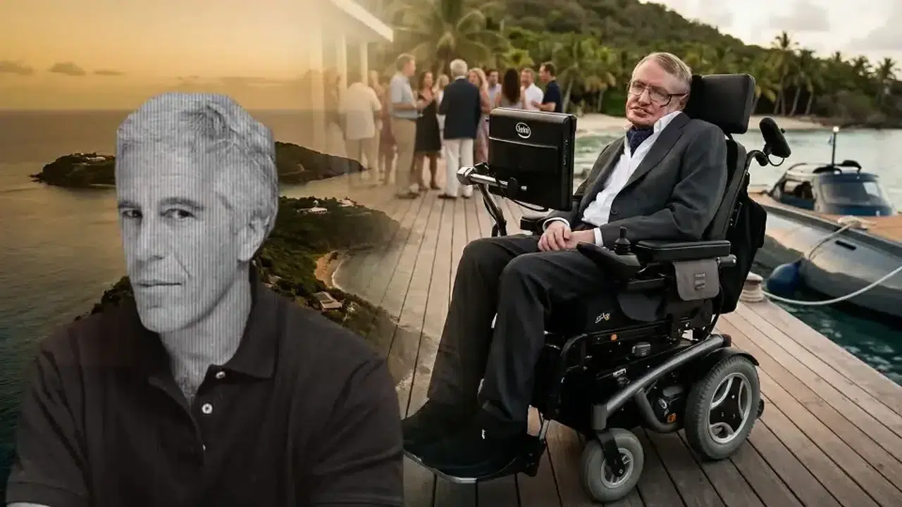 Stephen Hawking’in Epstein Fotoğrafı Ailesi Tarafından Açıklandı
