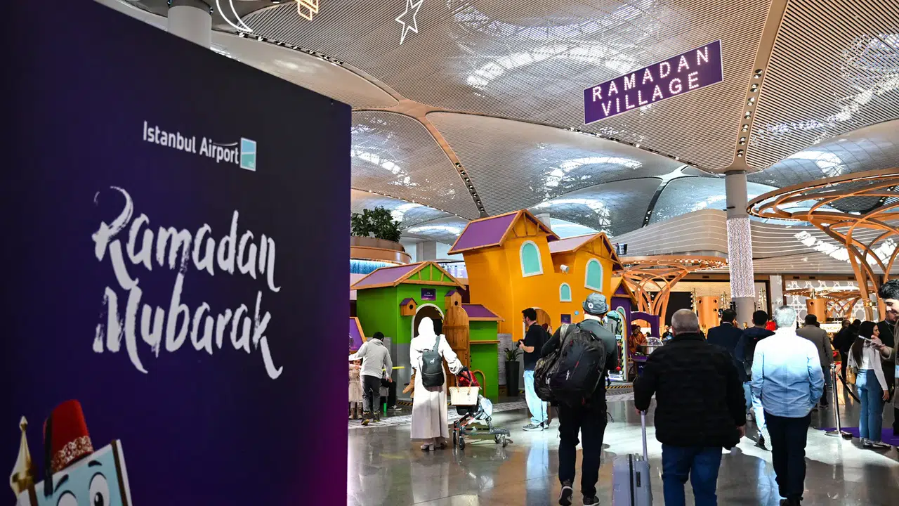 İstanbul Havalimanı’nda Ramazan Köyü: Terminalde festival havası