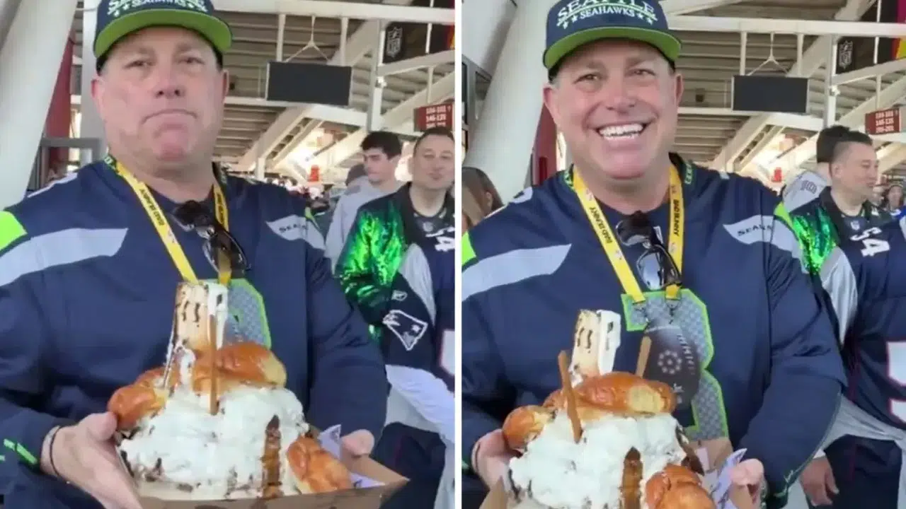 180 dolarlık hamburger, Super Bowl etkinliğinde viral oldu!