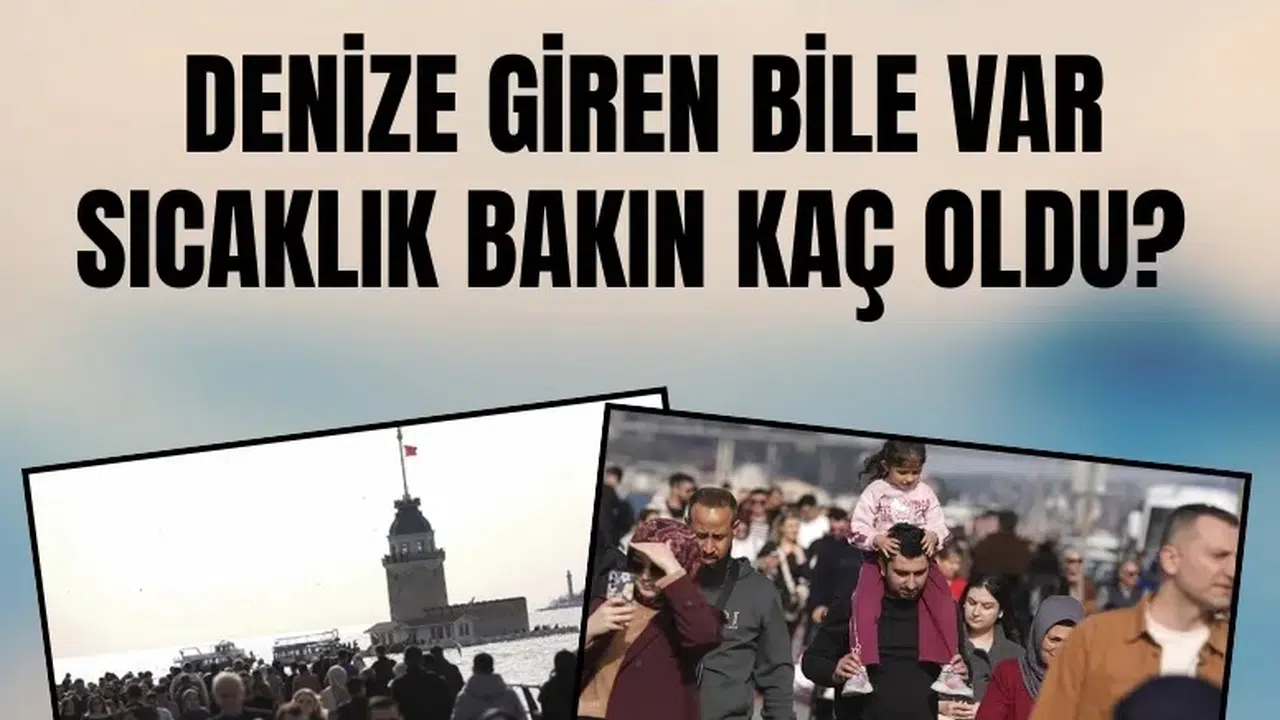İstanbul’da hava 23 dereceye çıktı, sahillerde yoğunluk yaşandı