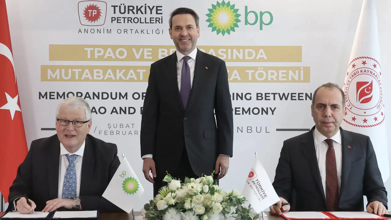 TPAO, bp ile stratejik işbirliğine yönelik mutabakat zaptı imzaladı
