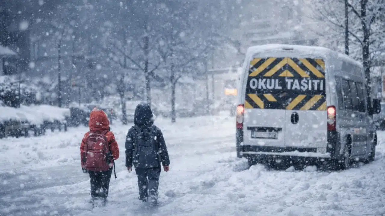 Kayseri Sarız’da kar engeli: Taşımalı eğitime 1 gün ara verildi