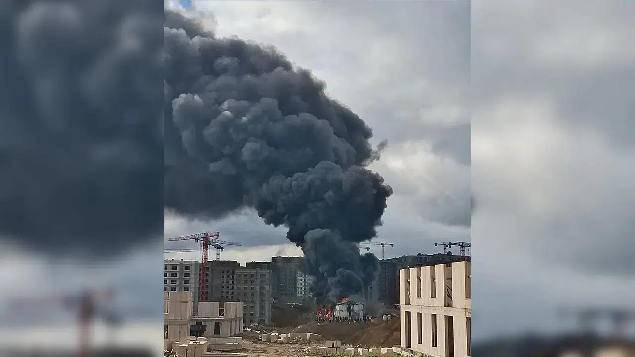 Tuzla’da Gökyüzünü Alevler Sardı! İşçi Konteynerinde Korku Dolu Anlar